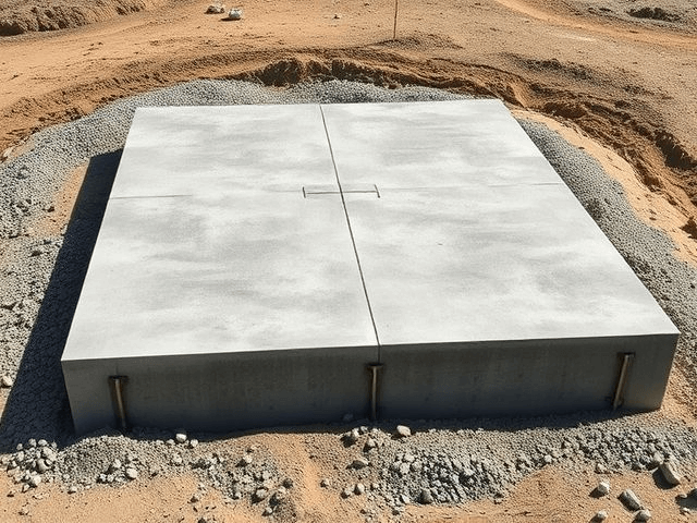 Realizace základové desky